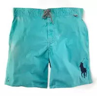 short de bain ralph lauren collection 2012 big pony nouveau sky,short american pas cher